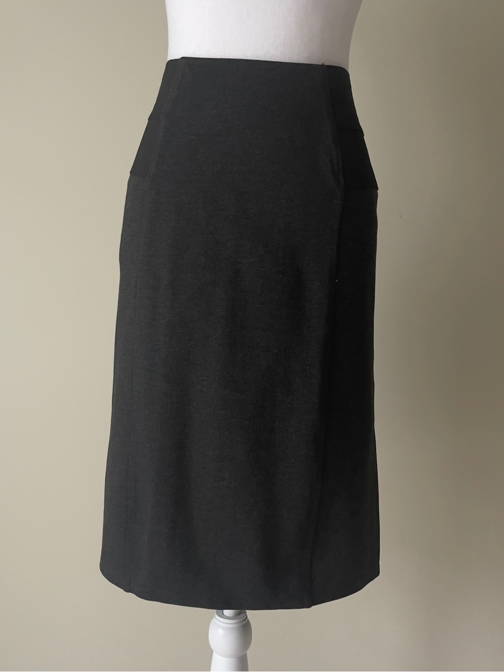 Calvin Klein Black Pencil Skirt with Wide Supportive Side Elastic Waistband NWOT